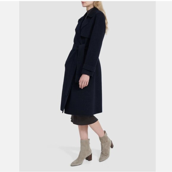 Theory 'Oaklane DF New Divid' Wool & Cashmere Coat - Picture 2 of 8